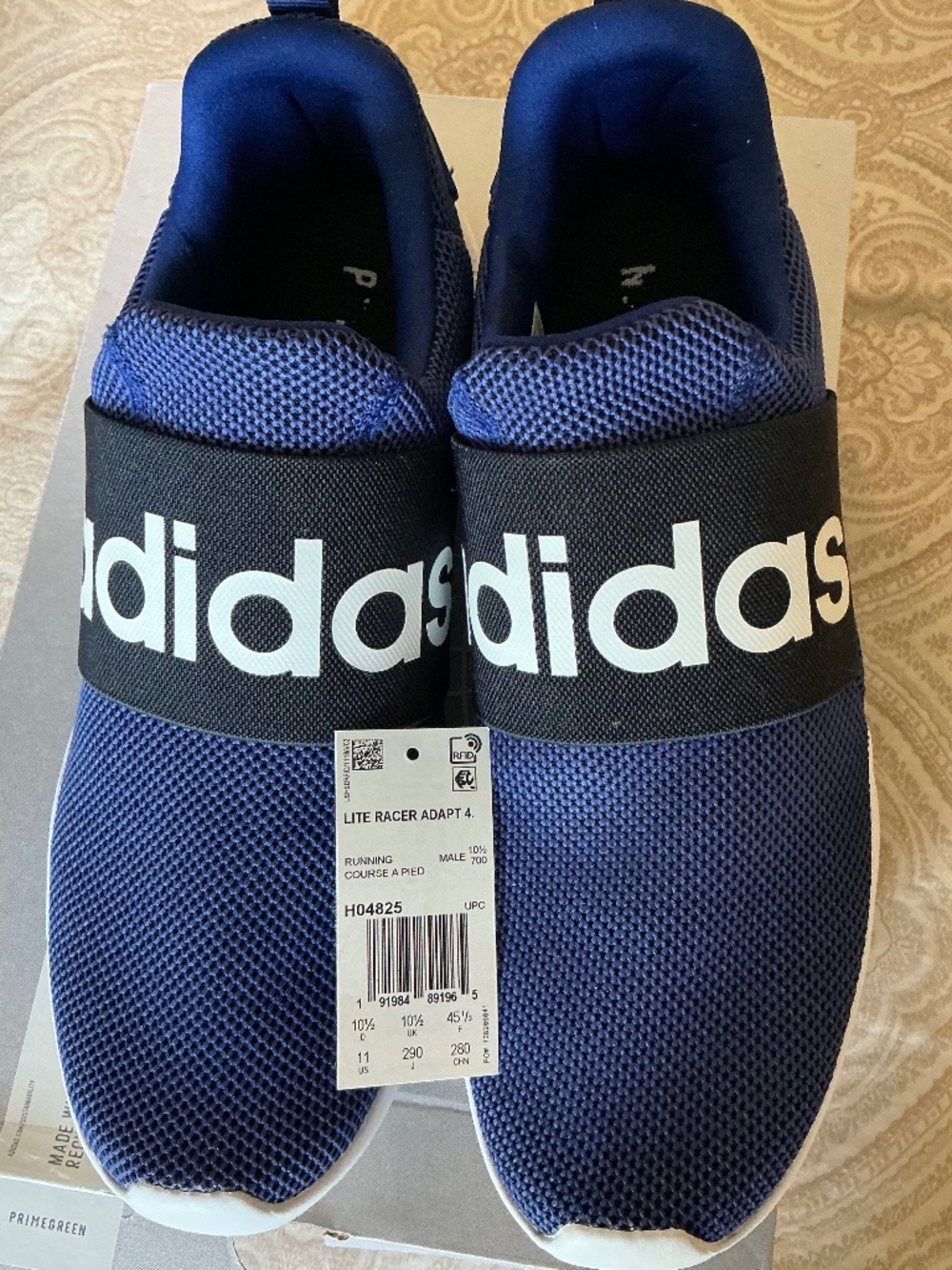 Men’s Adidas Lite Racer Adapt 4 Slip On 11.0